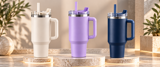 40oz Premium Thermobecher in Navy – TrendHive Edition